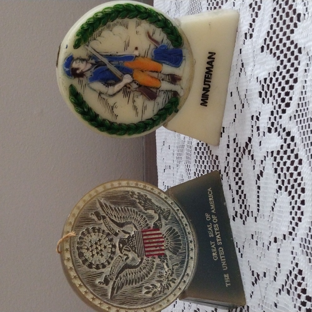 3/$6 Vintage American Heritage candles